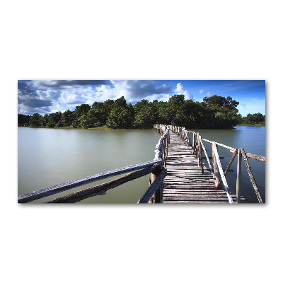 Print on acrylic Wooden bridge