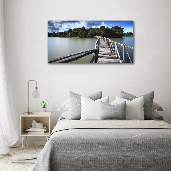 Print on acrylic Wooden bridge