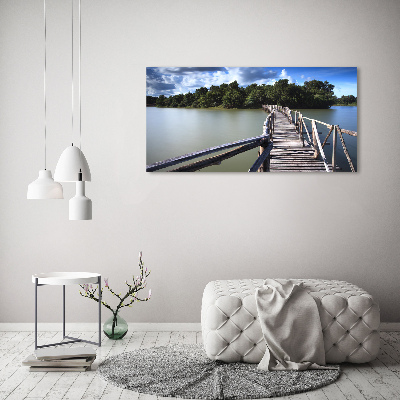 Print on acrylic Wooden bridge