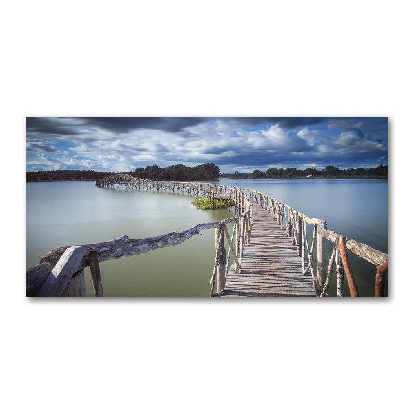 Print on acrylic Wooden bridge