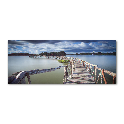 Print on acrylic Wooden bridge