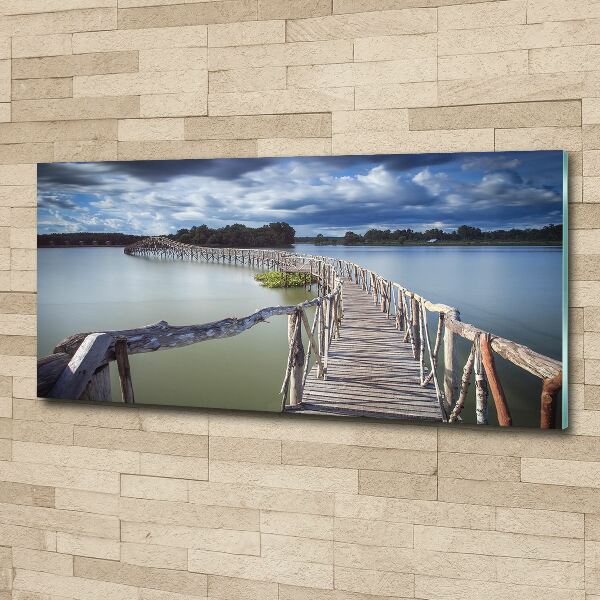 Print on acrylic Wooden bridge