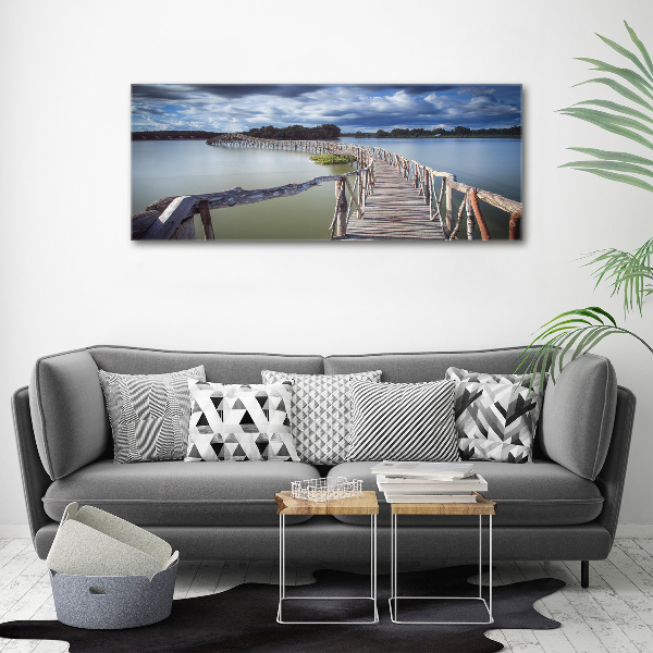 Print on acrylic Wooden bridge