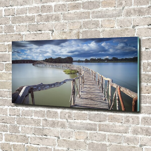 Print on acrylic Wooden bridge