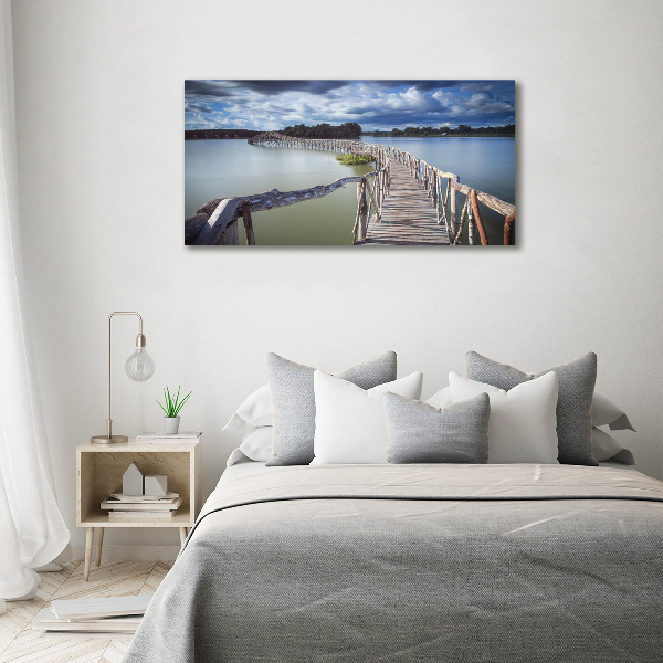 Print on acrylic Wooden bridge