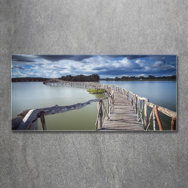 Print on acrylic Wooden bridge