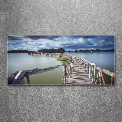 Print on acrylic Wooden bridge