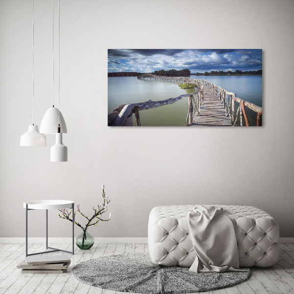 Print on acrylic Wooden bridge