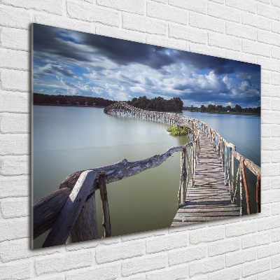 Print on acrylic Wooden bridge