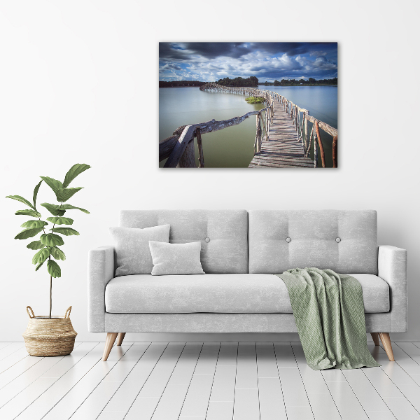 Print on acrylic Wooden bridge