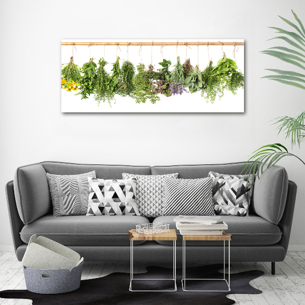 Print on acrylic Herbs on a string