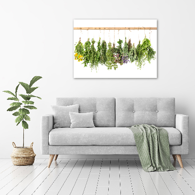 Print on acrylic Herbs on a string