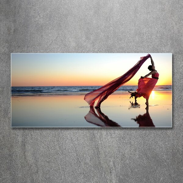 Print on acrylic Dancing woman