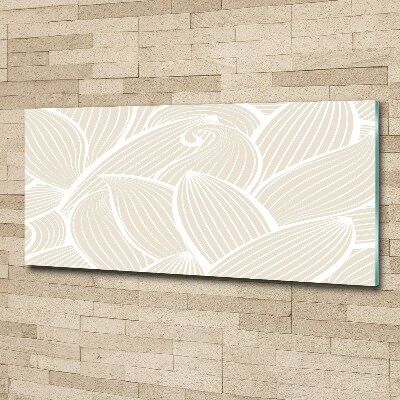 Acrylic wall art Pattern leaves