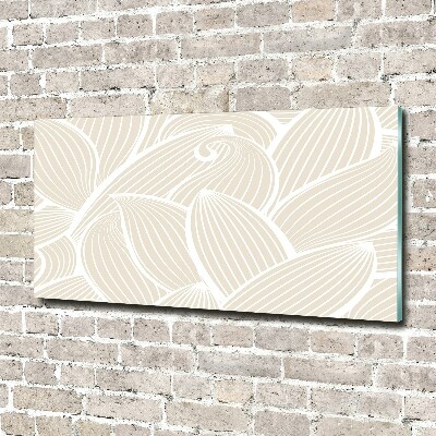 Acrylic wall art Pattern leaves