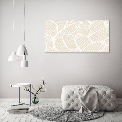 Acrylic wall art Pattern leaves