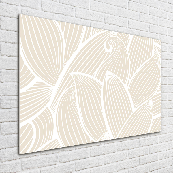 Acrylic wall art Pattern leaves