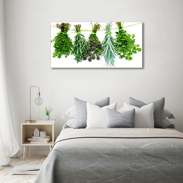 Print on acrylic Herbs on a string