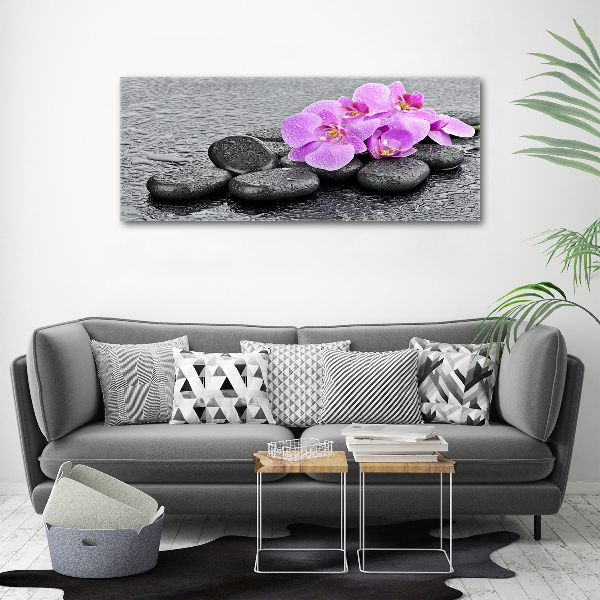 Wall art acrylic Stones orchids