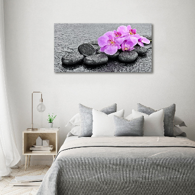 Wall art acrylic Stones orchids