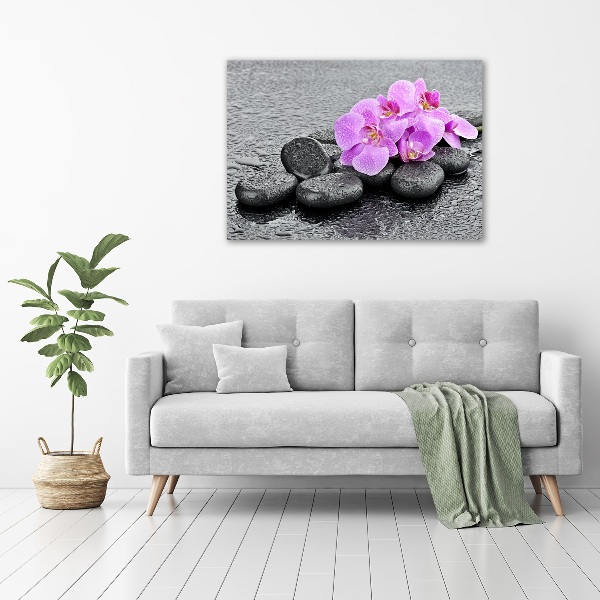 Wall art acrylic Stones orchids