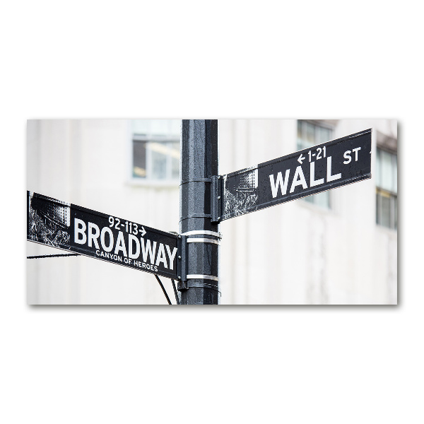 Print on acrylic Wall Street Znak