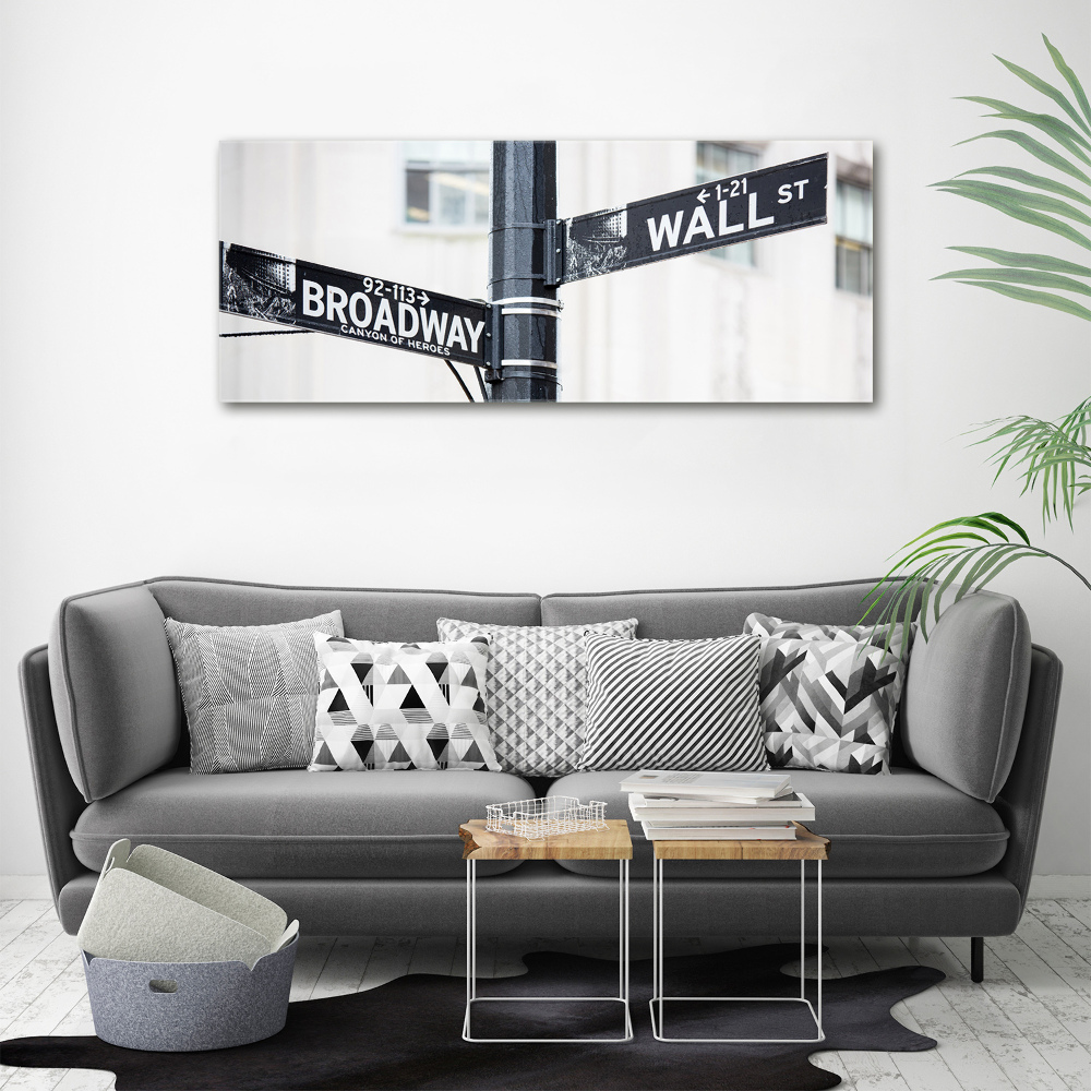 Print on acrylic Wall Street Znak