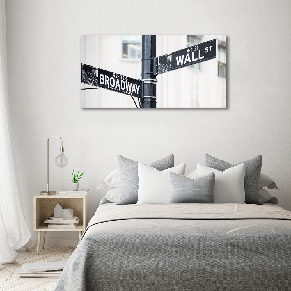 Print on acrylic Wall Street Znak