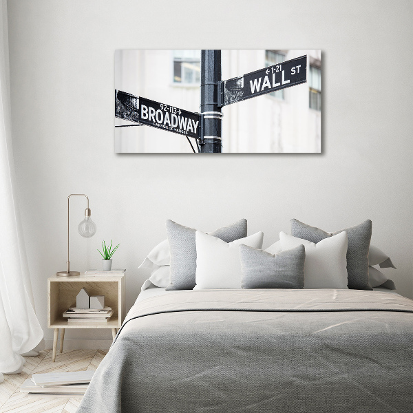 Print on acrylic Wall Street Znak