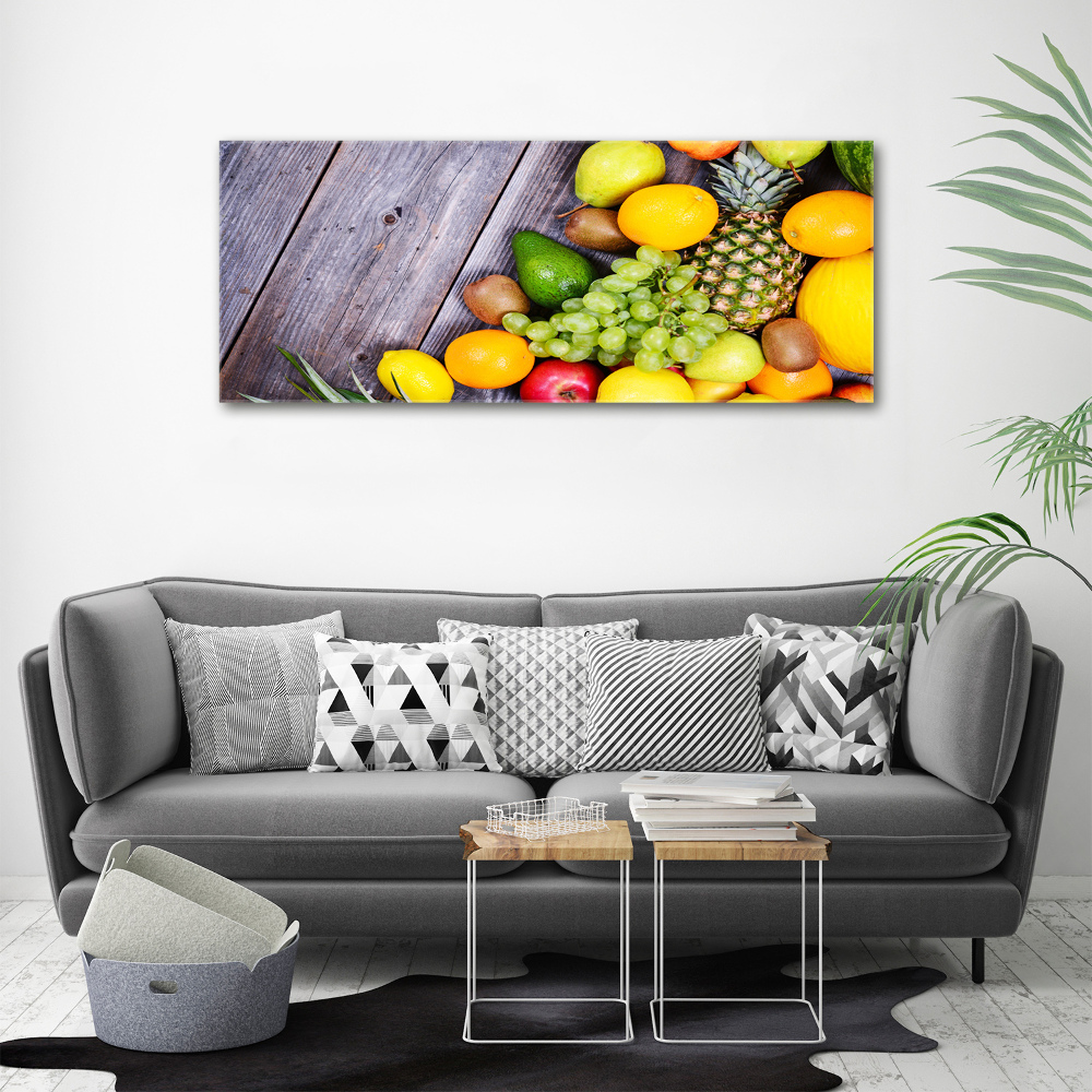 Wall art acrylic Fruit on wood