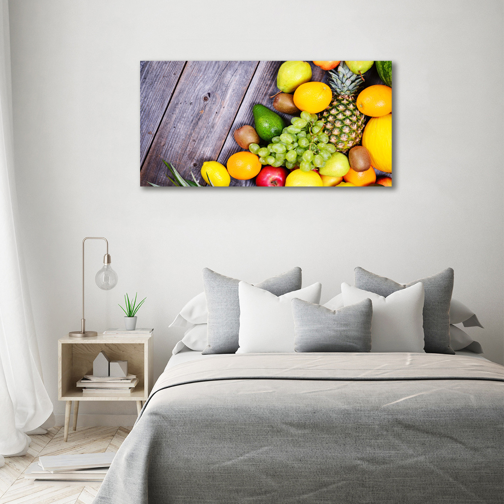 Wall art acrylic Fruit on wood