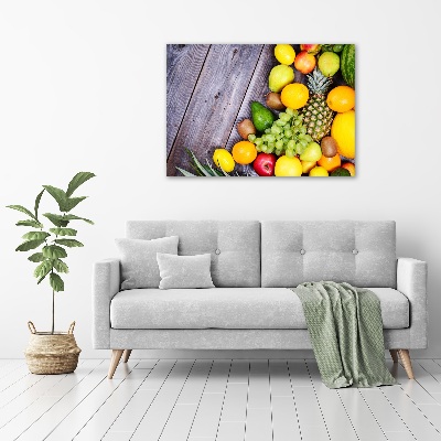 Wall art acrylic Fruit on wood