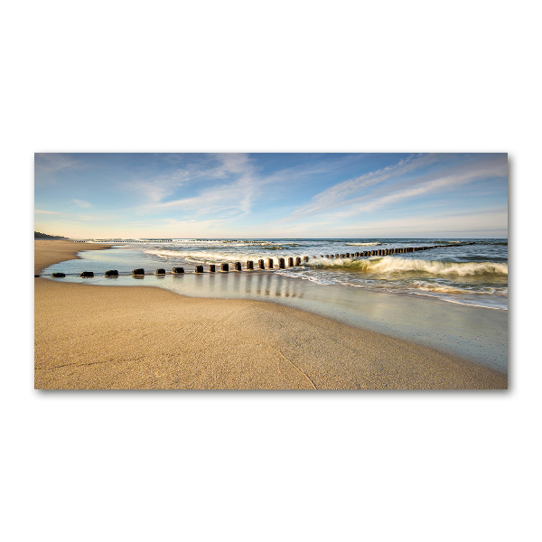 Acrylic wall art Beach on the Baltic Sea