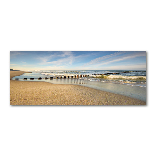 Acrylic wall art Beach on the Baltic Sea