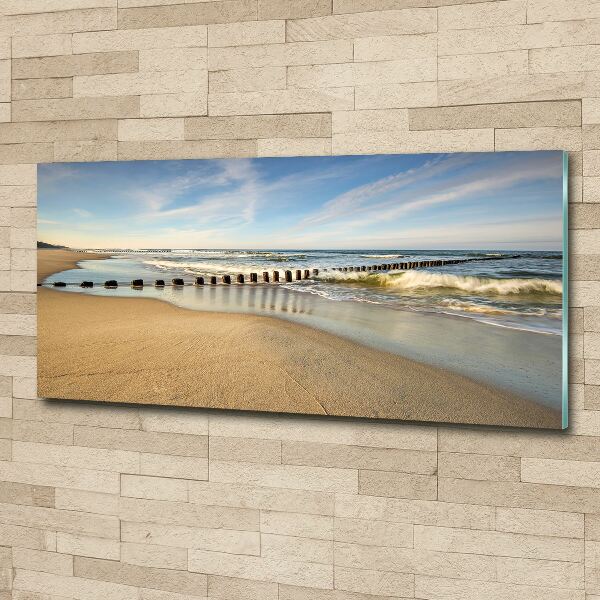 Acrylic wall art Beach on the Baltic Sea