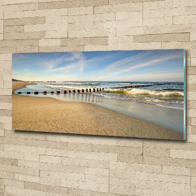 Acrylic wall art Beach on the Baltic Sea