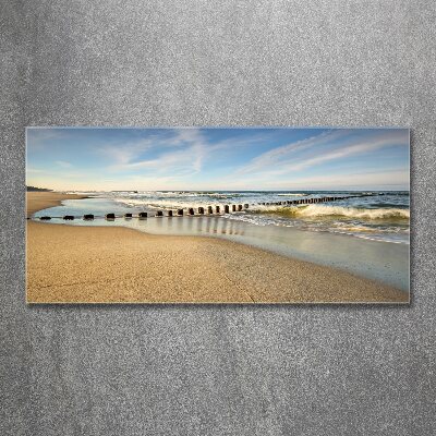 Acrylic wall art Beach on the Baltic Sea