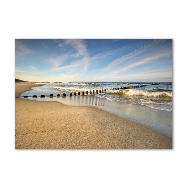 Acrylic wall art Beach on the Baltic Sea