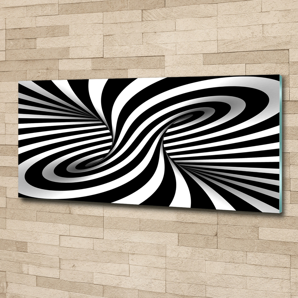 Glass acrylic wall art Abstraction vortex