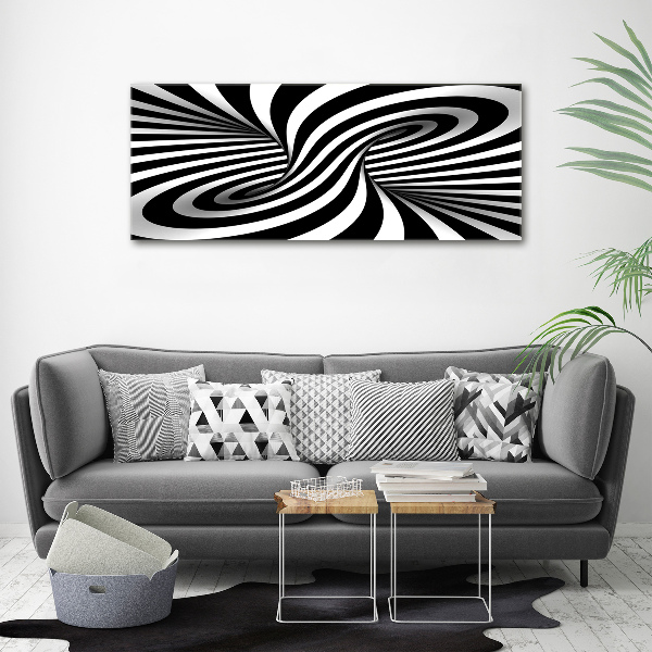 Glass acrylic wall art Abstraction vortex