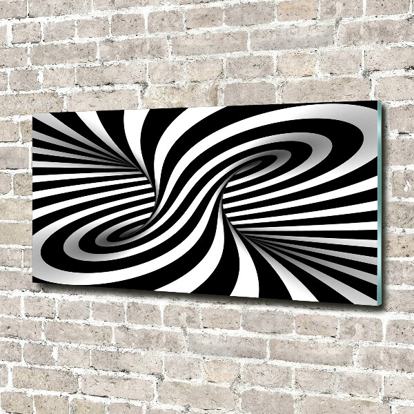 Glass acrylic wall art Abstraction vortex