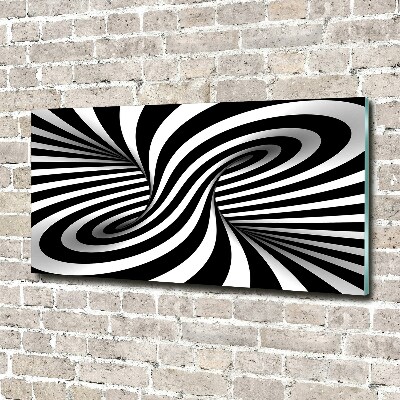 Glass acrylic wall art Abstraction vortex