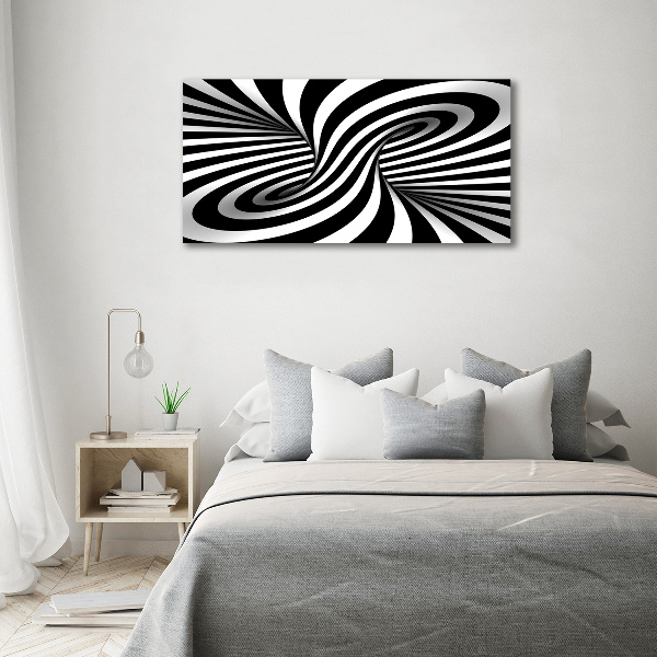 Glass acrylic wall art Abstraction vortex