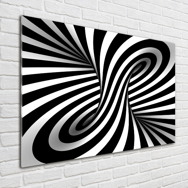 Glass acrylic wall art Abstraction vortex