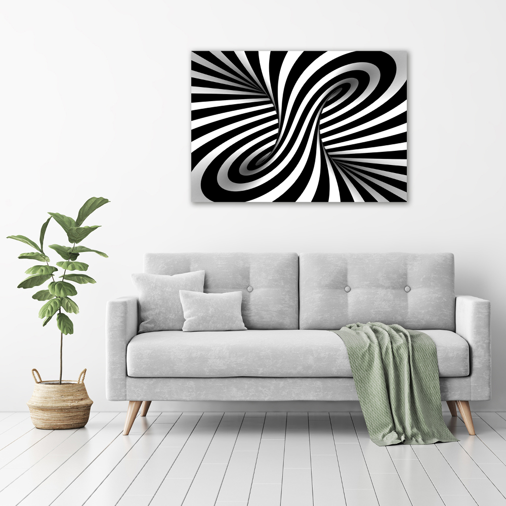 Glass acrylic wall art Abstraction vortex