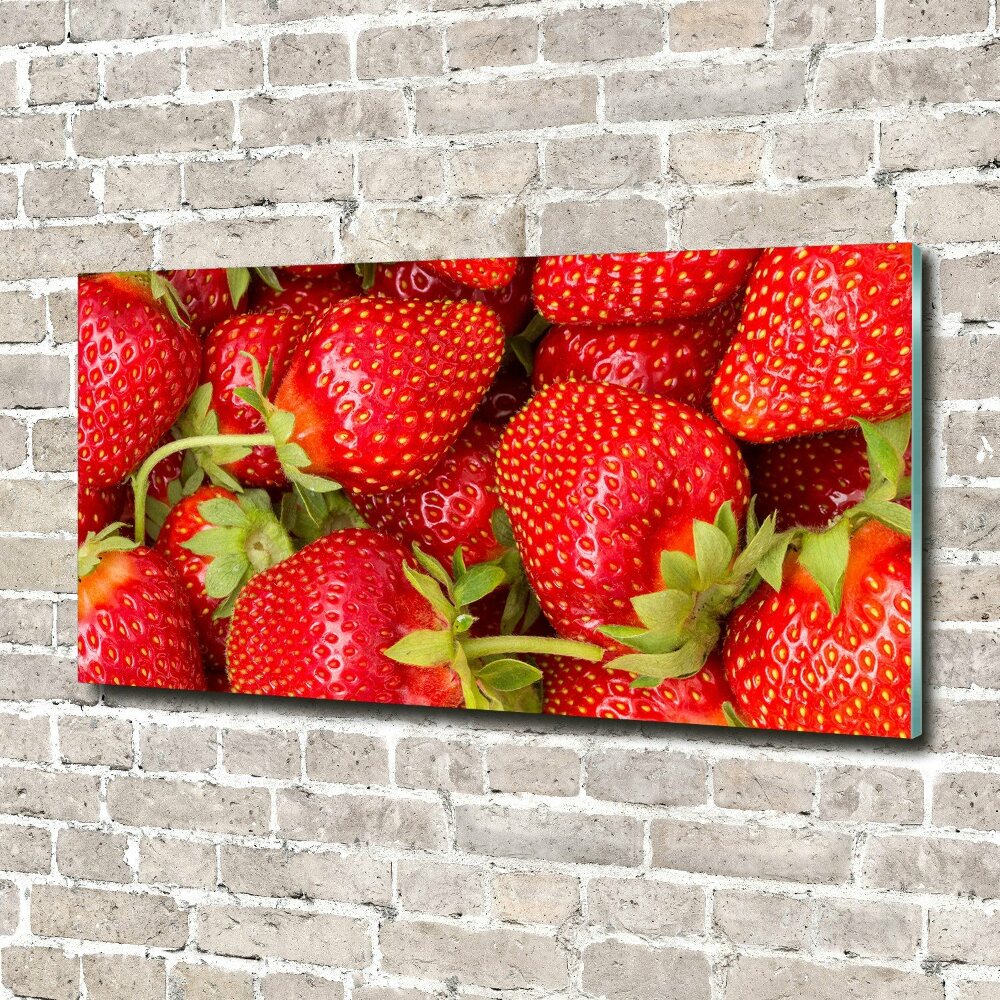 Acrylic wall art Strawberries