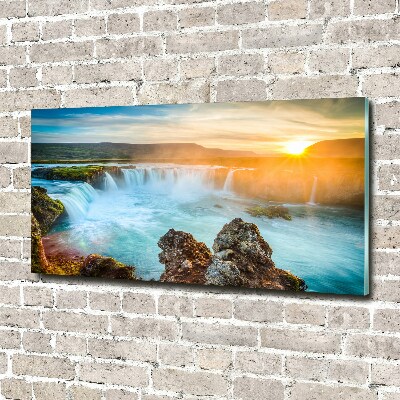 Acrylic wall art Waterfall