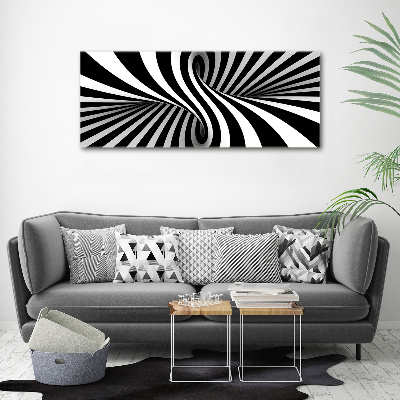 Glass acrylic wall art Abstraction vortex