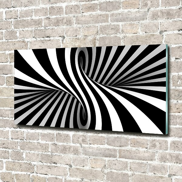 Glass acrylic wall art Abstraction vortex