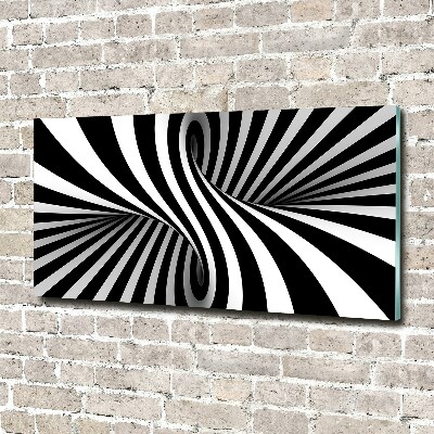 Glass acrylic wall art Abstraction vortex